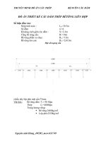 Thiết kế cầu dầm thép bêtông liên hợp phần 2