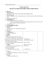 Giáo án môn Tập làm văn lớp 3 - tuần 23