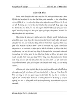 Đẩy mạnh hoạt động xúc tiến hỗn hợp của Trung tâm du lịch và dịch vụ Công Đoàn Hà Nội