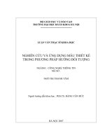 Nghiên cứu và ứng dụng mẫu thiết kế trong phương pháp hướng đối tượng