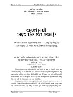 Kế toán nguyên vật liệu- công cụ dụng cụ tại công ty cổ phần xâ lắp điện công nghiệp