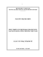 Phát triển sản phẩm bao thanh toán tại Ngân hàng Công thương Việt Nam.pdf