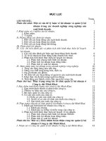 Tổ chức quản lý lợi nhuận ở công ty dệt minh khai