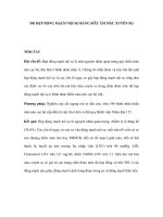 Độ hẹp động mạch nội soi bằng siêu âm màu xuyên sọ