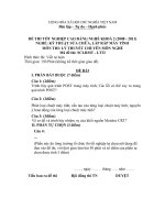 Đề thi lý thuyết kỹ thuật sửa chữa, lắp ráp máy tính 32