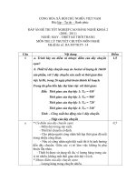 Đáp án đề thi may thiết kế thời trạng 14