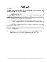 Xúc tiến thương mại trong kinh doanh xuất nhập khẩu của thủ đô hà nội - thực trạng và giải pháp thúc đẩy