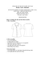 Đề thi thực hành may thiết kế thời trang 32