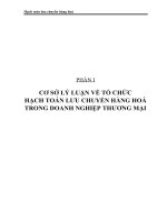 hoàn thiện công tác hạch toán lưu chuyển hàng hoá tại công ty kim khí và vật tư tổng hợp miền trung
