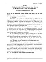 Hoàn thiện công tác kế toán thành phẩm và tiêu thụ thành phẩm ở Công ty vật tư bảo vệ thực vật I