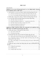 Một số giải pháp nhằm mở rộng và hoàn thiện hoạt động của công tác thanh toán không dùng tiền mặt tại ngân hàng nông nghiệp và phát triển nông thôn Bắc Hà Nội