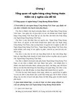 Ứng dụng tin học trong hạch toán kế toán ở Vietinbank Hoàn Kiếm