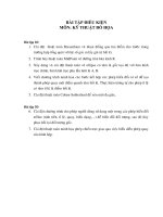 Đề kiểm tra điều kiện Kỹ thuật đồ họa