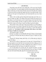 Lợi nhuận và một số giải pháp nhằm nâng cao lợinhuận tại Công ty Cổ phần cồn rượu Hà Nội