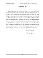 Bảo hiểm trách nhiệm của người giao nhận tại Việt Nam Thực trạng và Giải pháp