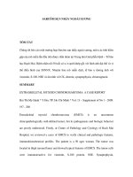 Sarcom sụn nhảy ngoài xương