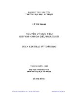 Nguyên lý cực tiểu đối với hàm đa điều hòa dưới