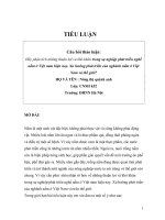 công nghệ nuôi trồng nấm