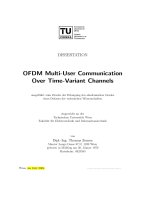 OFDM Multi-User Communication Over Time-Variant Channels