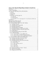 Xây dựng hệ thống thông tin Quản lý chuyến bay