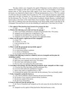 Đề thi thử đại học môn tiếng anh 16