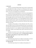 Tìm hiểu tình hình sử dụng vốn tại xí nghiệp sản xuất gà giống Lạc Vệ, huyện Tiên Du, tỉnh Bắc Ninh