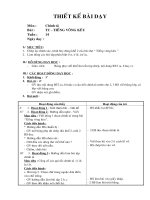 Giáo án Chính tả - Lớp 2 - Tiếng võng kêu