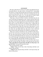 Một số giải pháp mở rộng thị trường xuất khẩu của tổng Công ty rau quả Việt Nam