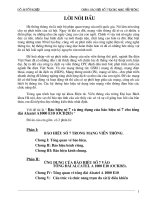 Báo hiệu số 7 và ứng dụng của báo hiệu số 7 cho tổng đài Alcatel A1000 E10