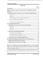 Biện pháp nâng cao hiệu quả công tác tuyển dụng nguồn nhân lực tại Công ty VNECO 6