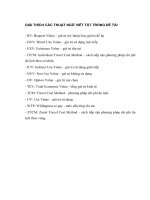 Áp dụng phương pháp chi phí du lịch để đánh giá giá trị du lịch tại Vườn Quốc Gia Cát Bà