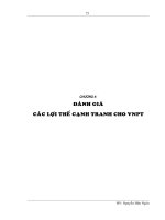 Phát hiện và xây dựng lợi thế cạnh tranh cho Tổng công ty Bưu chính Viễn thông Việt Nam (VNPT) 3