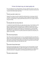 10 bước tiến thành công cho doanh nghiệp nhỏ