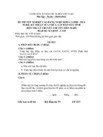 Đề thi lý thuyết kỹ thuật sửa chữa, lắp ráp máy tính 49