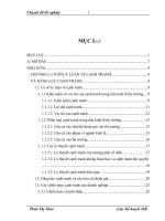 Giải pháp nâng cao năng lực cạnh tranh của Tổng công ty Sông Đà trong thời kỳ hậu WTO