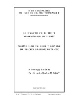 Nghiên cứu, thiết kế và chế tạo mô hình thiết bị chuyển dịch góc hai trục nc