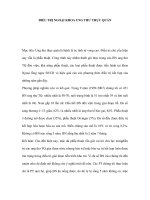 Điều trị ngoại khoa ung thư thực quản