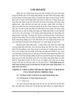 Giải pháp nâng cao chất lượng tín dụng trung và dài hạn tại Sở giao dịch ngân hàng Đầu tư và phát triển Việt Nam.Doc