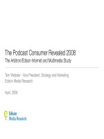The Podcast Consumer Revealed 2008