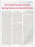 Một số suy nghĩ về hoạt động của chi nhánh Ngân hàng Chính sách xã hội.pdf