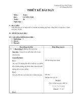 Giáo án Toán học - Lớp 2 - Luyện tập 3