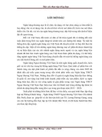 Báo cáo thực tập tại ngân hàng thương mại cổ phần ngoại thương việt nam – chi nhánh bắc ninh