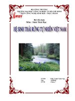 Hệ Sinh Thái Rừng Việt Nam