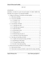 Giải pháp phát triển thị trường xuất khẩu hàng nông sản của công ty xuất nhập khẩu Intimex