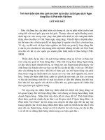 Tình hình thẩm định khía cạnh tài chính dự án đầu tự tại sở giao dịch I, BIDV