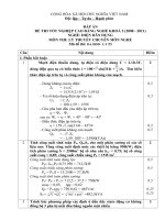 Đáp án đề thi lý thuyết điện dân dụng 23