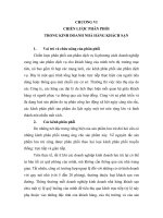 Marketing nhà hàng - khách sạn Chương VI