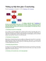 Những sự thật đơn giản về marketing