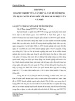 Thực trạng mở rộng tín dụng Ngân hàng đối với DNVVN của chi nhánh NHCT Ba Đình từ năm 2005 đến nay