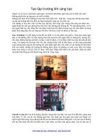 Tạo lập trường khí sáng tạo